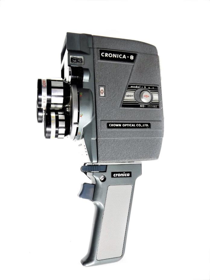 1960`s CROWN CRONICA 8 ET 8 mm MOVIE CAMERA