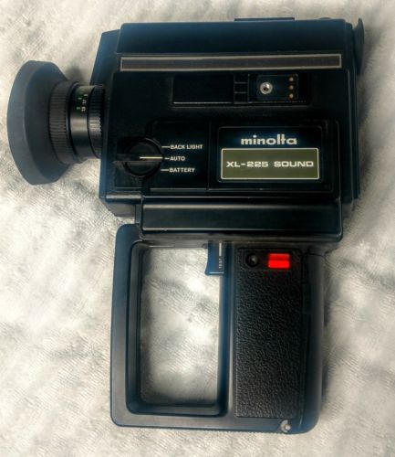 Super 8 Camera Minolta XL-225 sound vintage Film and audio recording collectors