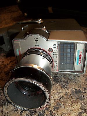 VINTAGE EMDEKO REFLEX ZOOM AUTOMATIC ELECTRIC EYE 8mm MOVIE CAMERA w/case