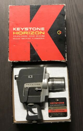 Vintage Keystone movie camera K-717AH Electric Eye Zoom in Box