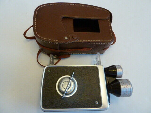 Vintage KODAK BROWNIE 8mm Movie Motion Camera W/Case & Strap