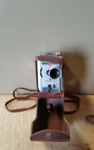 old vintage Kodak brownie 8 mm movie camera and case