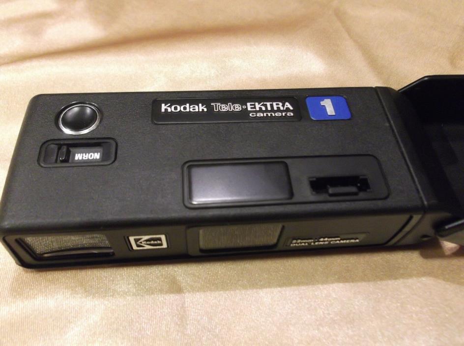 Vintage Kodak Tele-Ektra Dual-Lens 110-film Camera