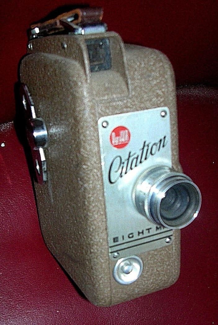 DeJur Citation vintage 8mm movie camera.
