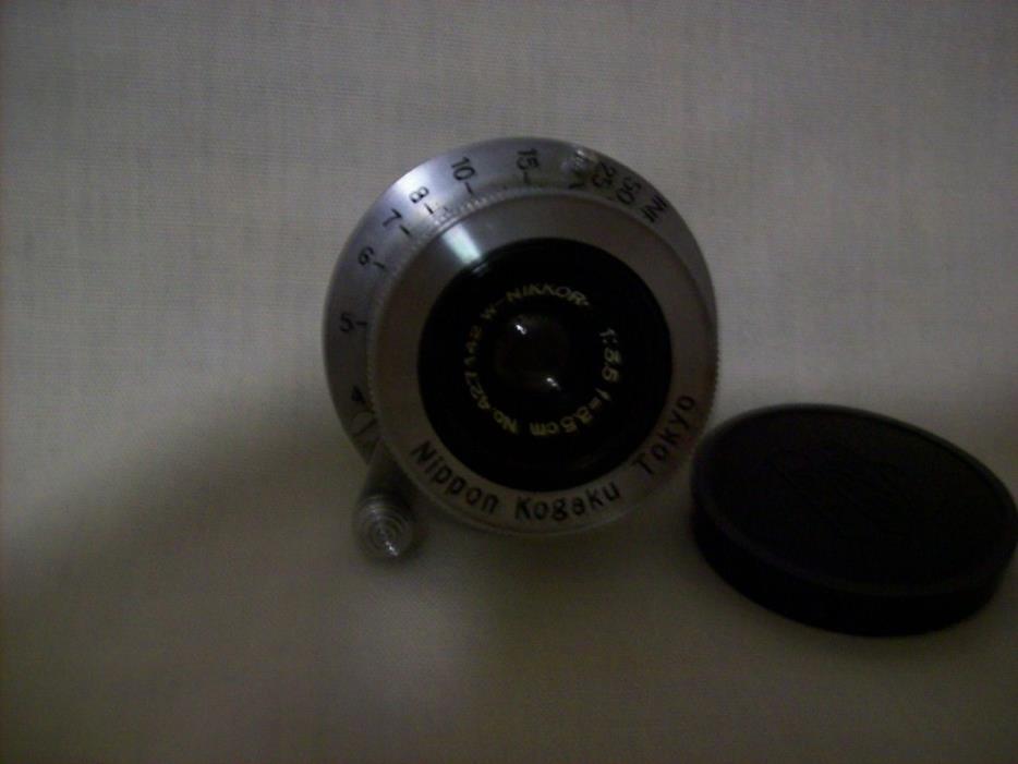 Nippon Kogaku Tokyo lens 1:3.5 f=3.5cm No 427142 W-Nikkor