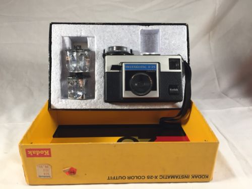 Vintage Kodak Instamatic X25 Color Outfit Camera For Parts