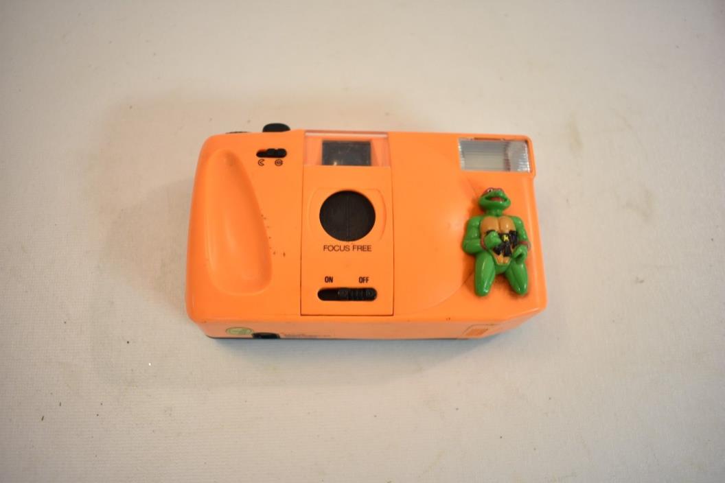 Used Orange Vintage 1990 35mm Camera Teenage Mutant Ninja Turtles TMNT - USA 90s