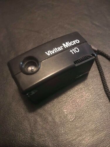 Vivitar Micro 110 Black 110 Film Camera - Untested