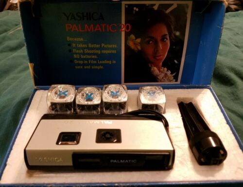 Yashica Palmatic 20 Camera Outfit VINTAGE used In ORIGINAL BOX
