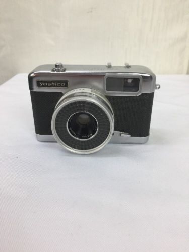 VTG Yashica Yashinon EZ-Matic 37MM Rangefinder Film Built in Flash Camera Tested