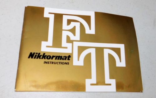 Nikon Nikormat FT Owners Manual