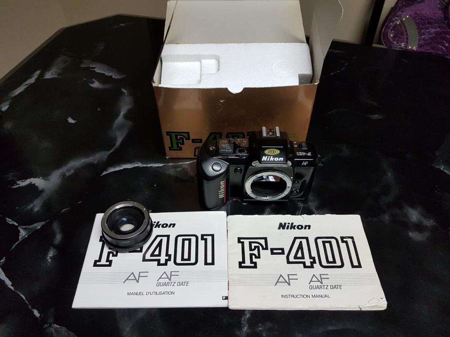 Nikon F-401 AF 35mm Camera Body