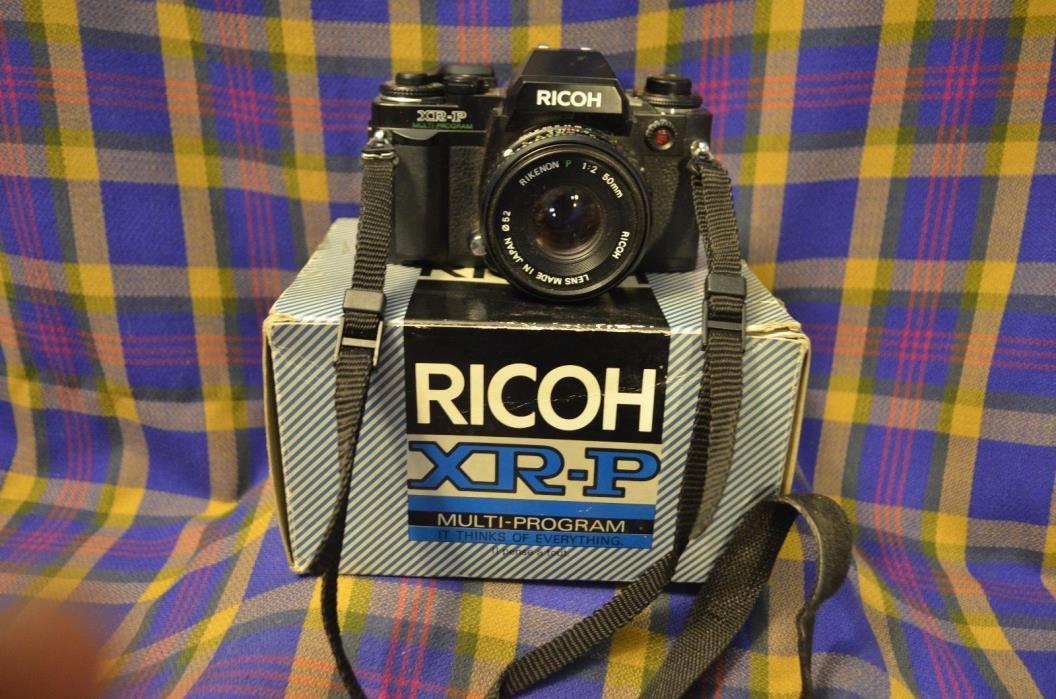 Vintage RICOH XR-P  50mm Rikenon P 1:2 Camera in Original Box-Tokyo, Japan