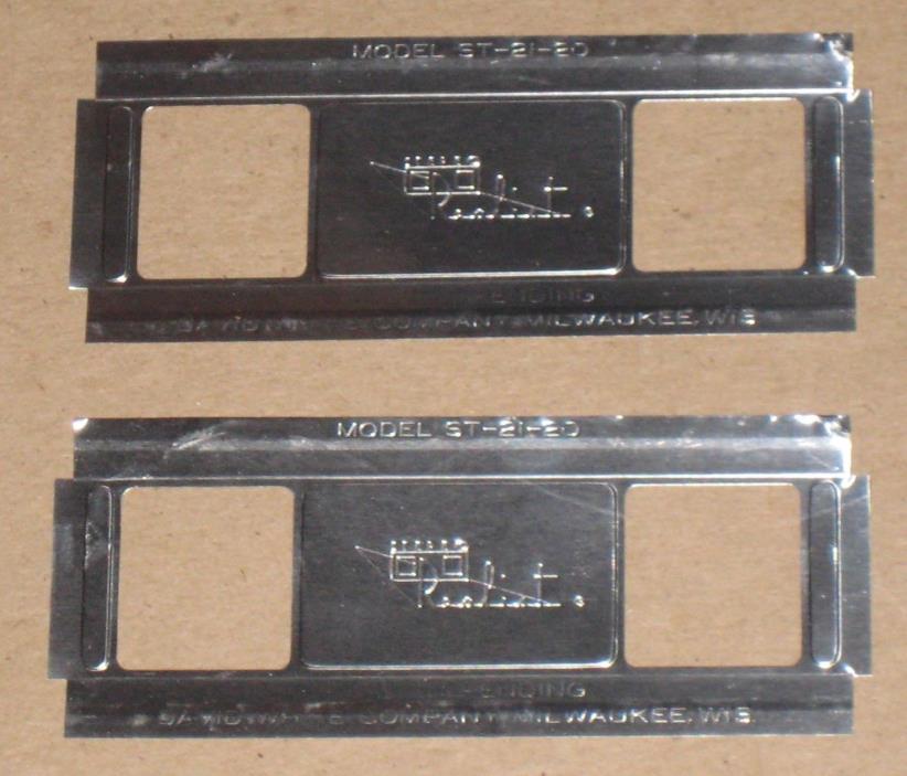 Genuine Stereo Realist ST 21-20 Aluminium 3d Stereo Slide Mounts - New/Unused