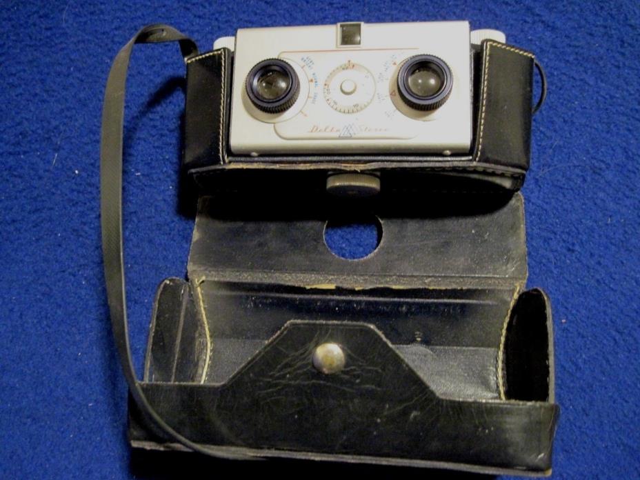 Delta Stereo view camera with case/strap - excellent!