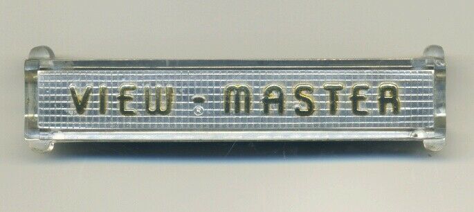 Original Silver / Gold Light Bar for View-Master Model D Focusing Lighted Viewer