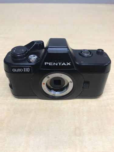 Pentax Auto 110 Camera. Won't Wind Properly. For Parts Or Repair. Camera Only.