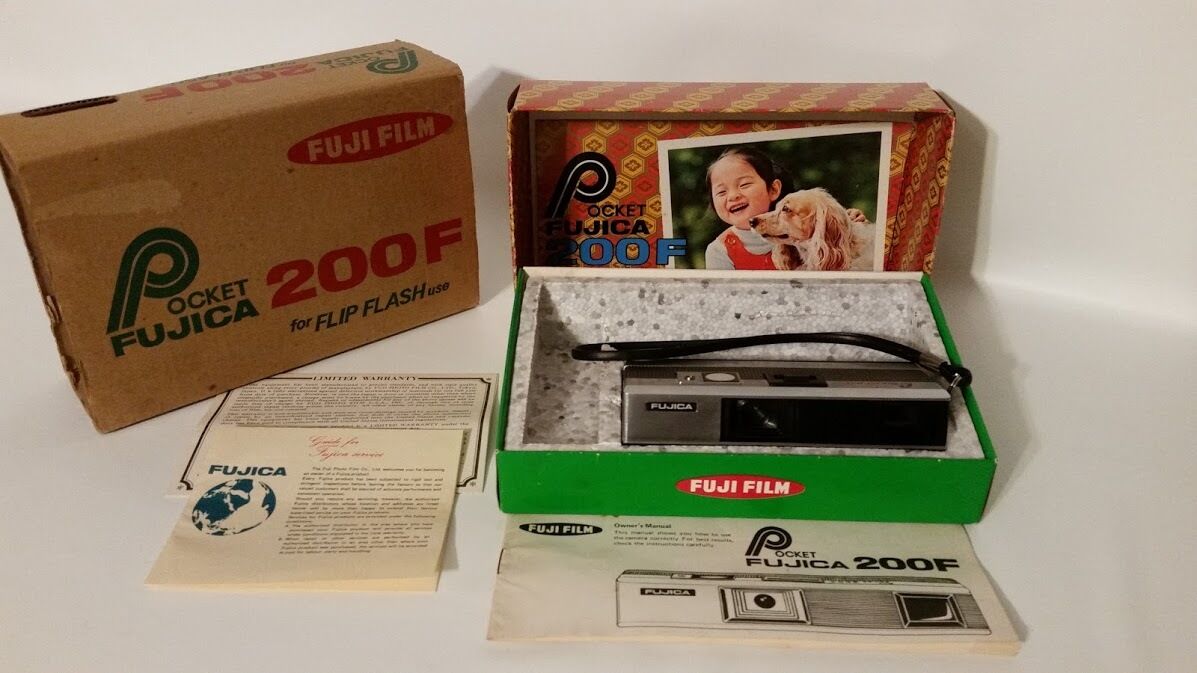 Fugica 200F Pocket Camera Vintage Fugi Film