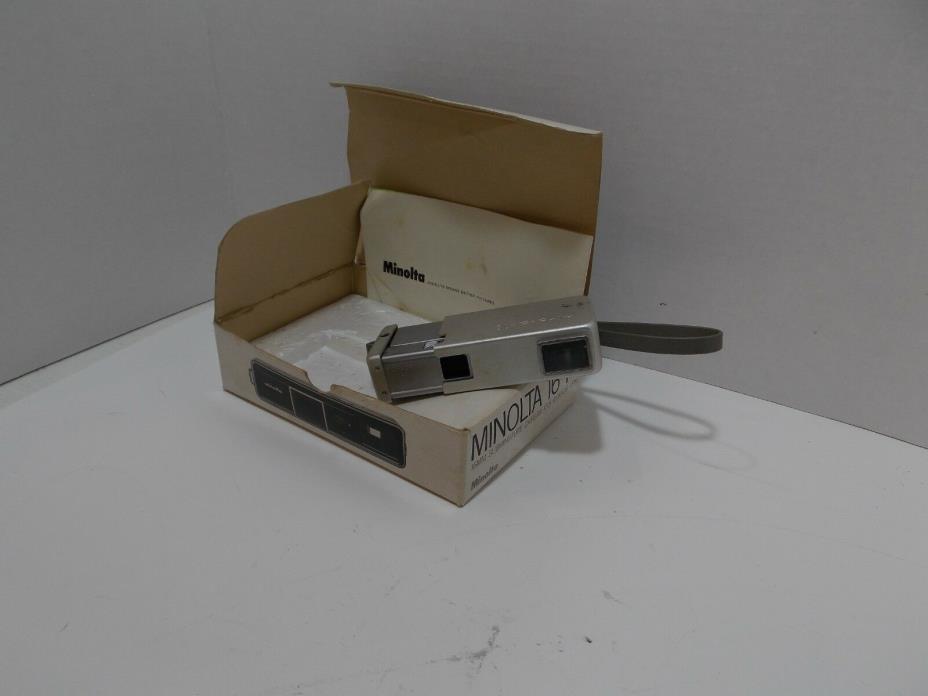 Vintage Minolta 16 Model P with Rokkor Lens Camera Metal-Body With Box
