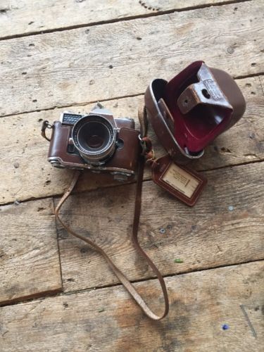 Vintage Kodak Reflex lll With Leather Case