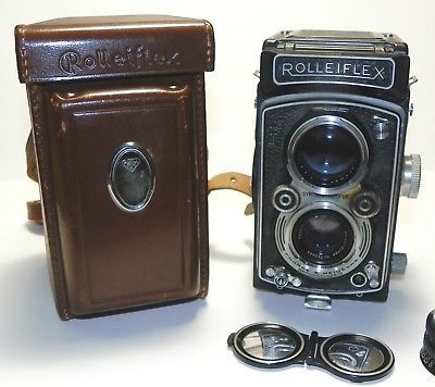 Rolleiflex Rollei 6X6 TLR Tessar 75mm f/3.5  T Zeiss-Opton Nr 752441 SHIPS FREE