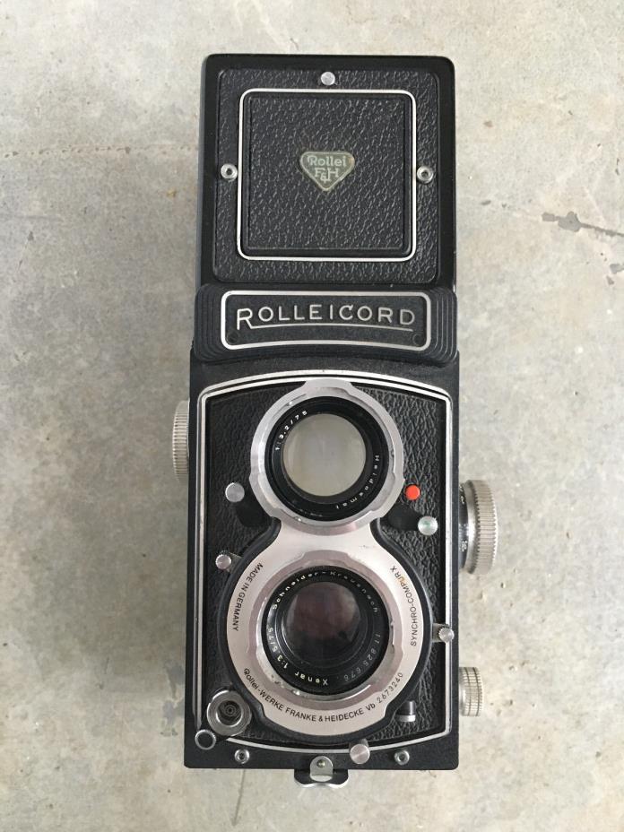 ROLLEICORD VB TYPE 2 Serial 2673240 XENAR 75 3.5, REALLY CLEAN, COLLECTIBLE