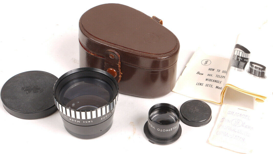 Sun Telephoto Auxiliary Lens Set f/Bay I (1) - Rolleiflex/Autocord/Yashica-Mat