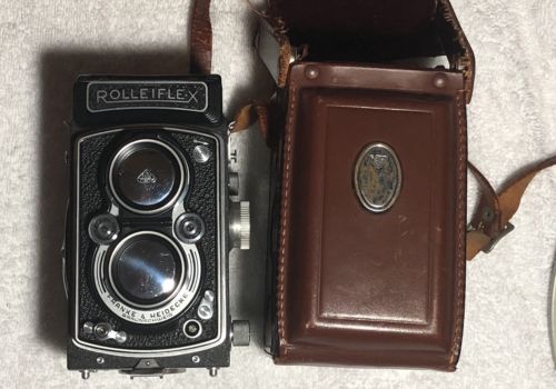 ROLLEI ROLLEIFLEX HEIDOSMAT 2.8  MEDIUM FORMAT CAMERA w/ XENAR LENS