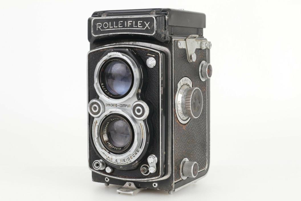 :Rolleiflex 3.5 3.5A MX Automat 6x6 TLR Film Camera Xenar 75/3.5 Lens