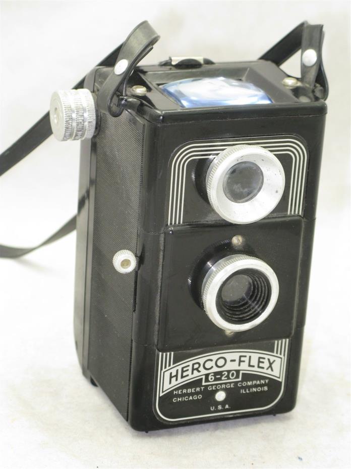 Herbert George Herco-Flex Plastic 620 Film Twin Lens Reflex TLR Camera
