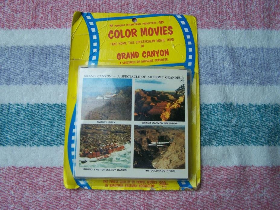 Sealed 8mm Color Movie Grand Canyon Panorama International 200 Ft Kodacolor
