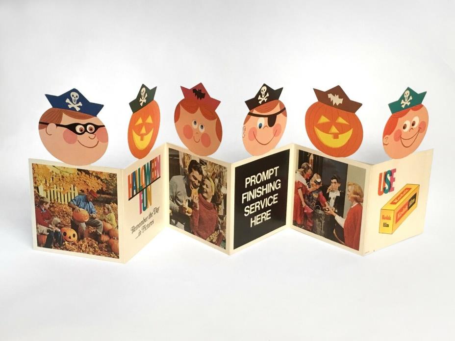 Vintage 1960s Kodak Film Countertop Sales Display Fall/Halloween
