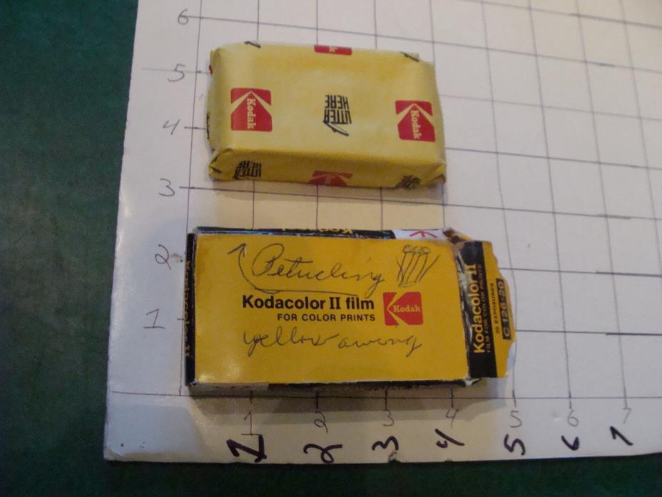 vintage unused Film C126-20 expired 1977 open box but sealed inside KODACOLOR II