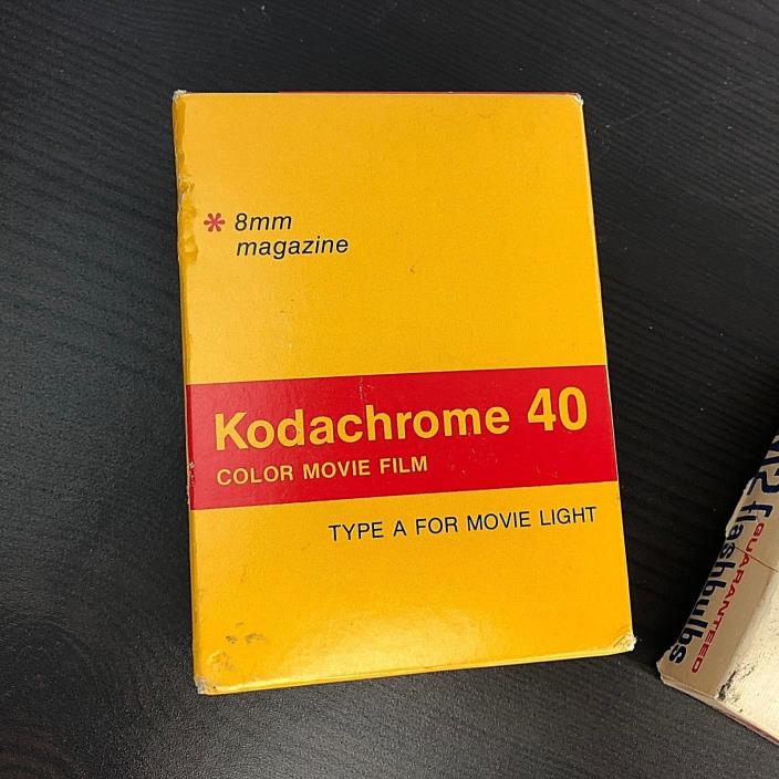 Vtg Kodak Kodachrome 40 Color Movie Film  8mm Type A KMA460 SEALED