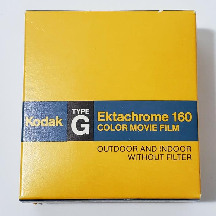 Kodak Type G Ektachrome 160 Color Movie Film Outdoor & Indoor EG 464 50ft. 1985