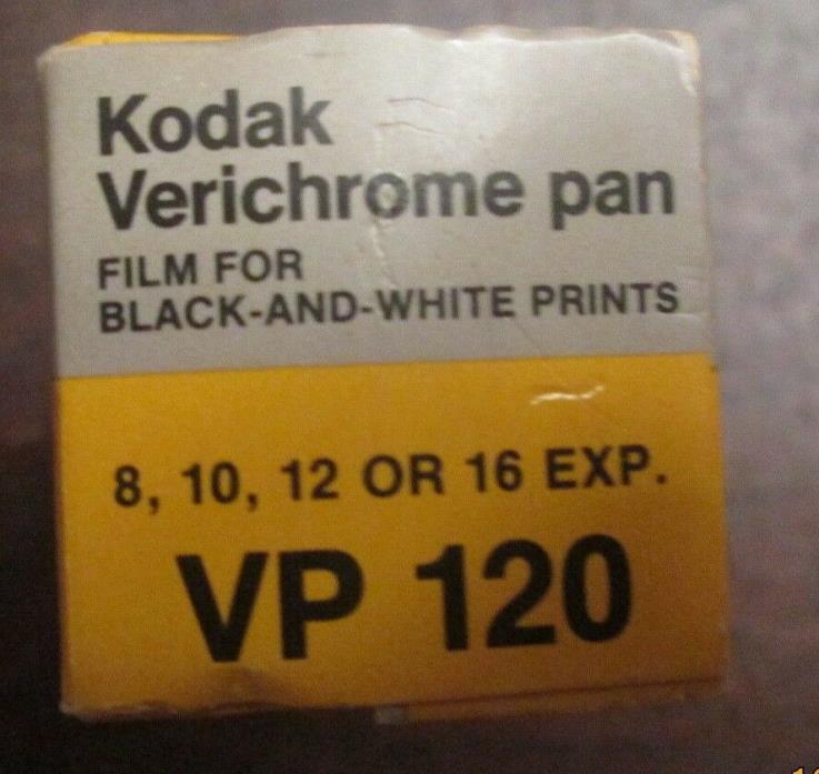 Kodak Verichrome Pan VP 120 Black & White Film Prints NOS Exp Unopened 1979