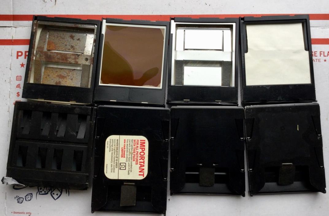 Lot Of 8 Vintage Empty Polaroid Film Cartridges