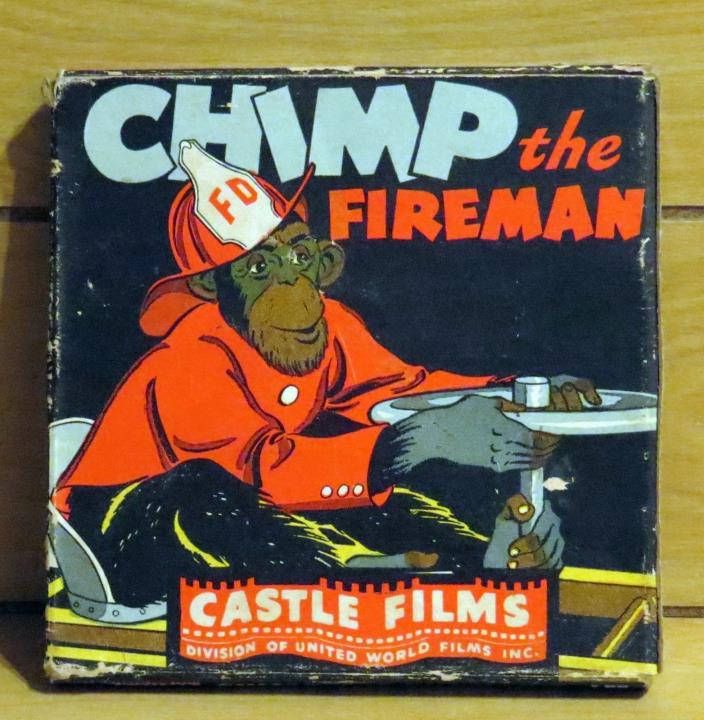 16 Mm Movie  Chimp The Fireman