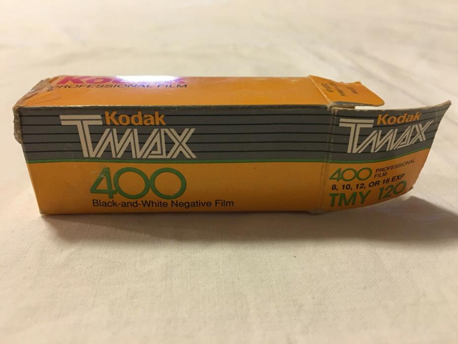 Vintage Expired Kodak Tmax 400 TMY 120 Black & White Photography Camera Film