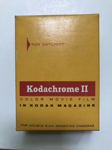 SEALED vtg Kodachrome II Double 8mm Color Movie Film Daylight 25ft Exp 08/65
