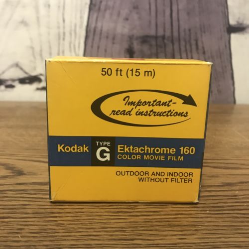 Kodak EKTACHROME 160 Color Movie Film Type G 50 ft Exp 1978 New Sealed (C0