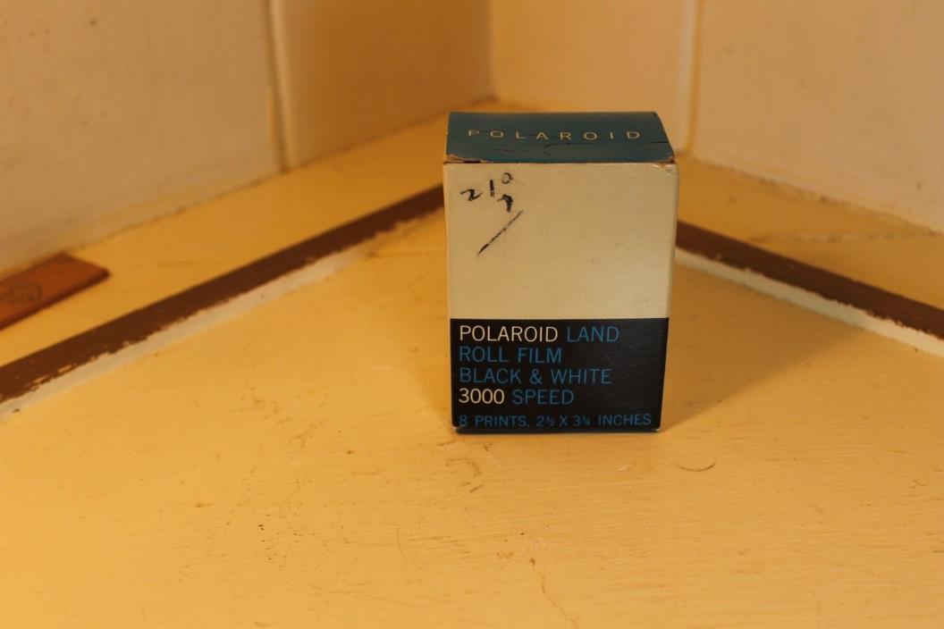 Polaroid 3000 Speed Land Roll Film Type 37 Film 1970 Expired Black & White NOS