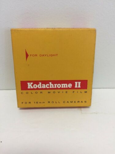 Vintage Kodachrome II Color Movie Film Sealed in package 16mm roll cameras  B1