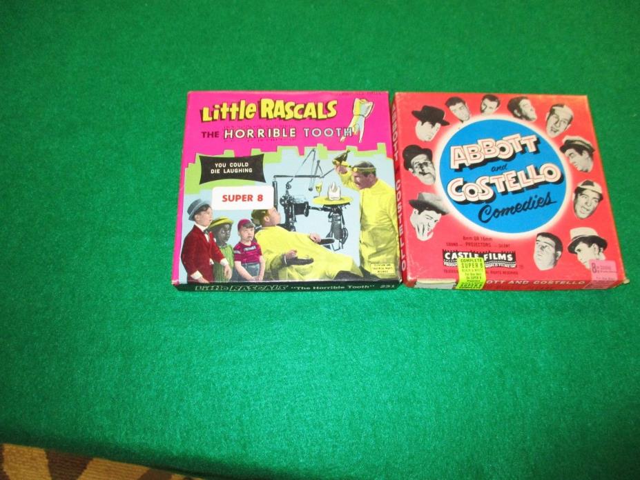 Super 8 Abbott & Costello  And Little Rascals Boxes Only