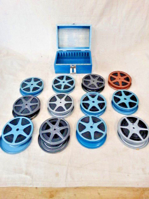 Lot of 12  - 5 Inch Home Movies Film Reels 8mm / Super 8mm Vintage Film