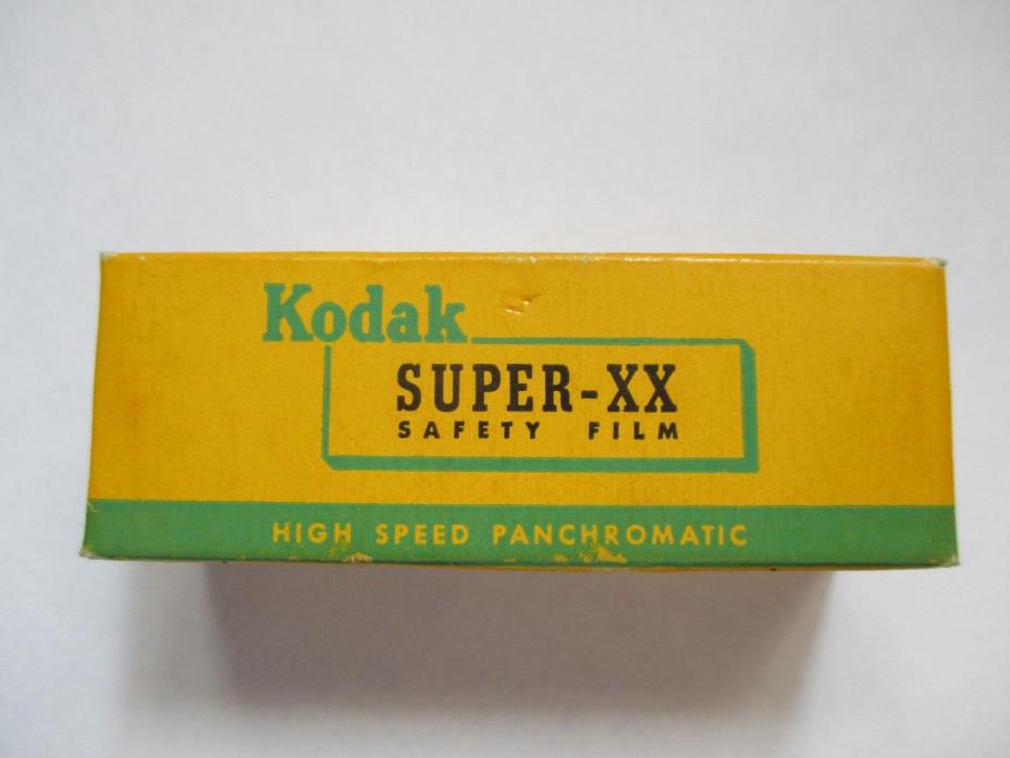 Vintage Kodak Super-XX Safety Film XX 616 Roll Unopened Box Exp. 1956