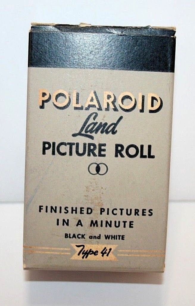 Polaroid Land Picture Roll Type 41 Black & White in Original Box