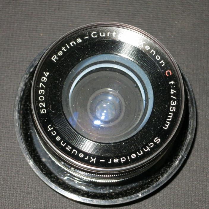 - Schneider Retina-Curtar-Xenon C  35mm f4 Lens for Retina Reflex with Case