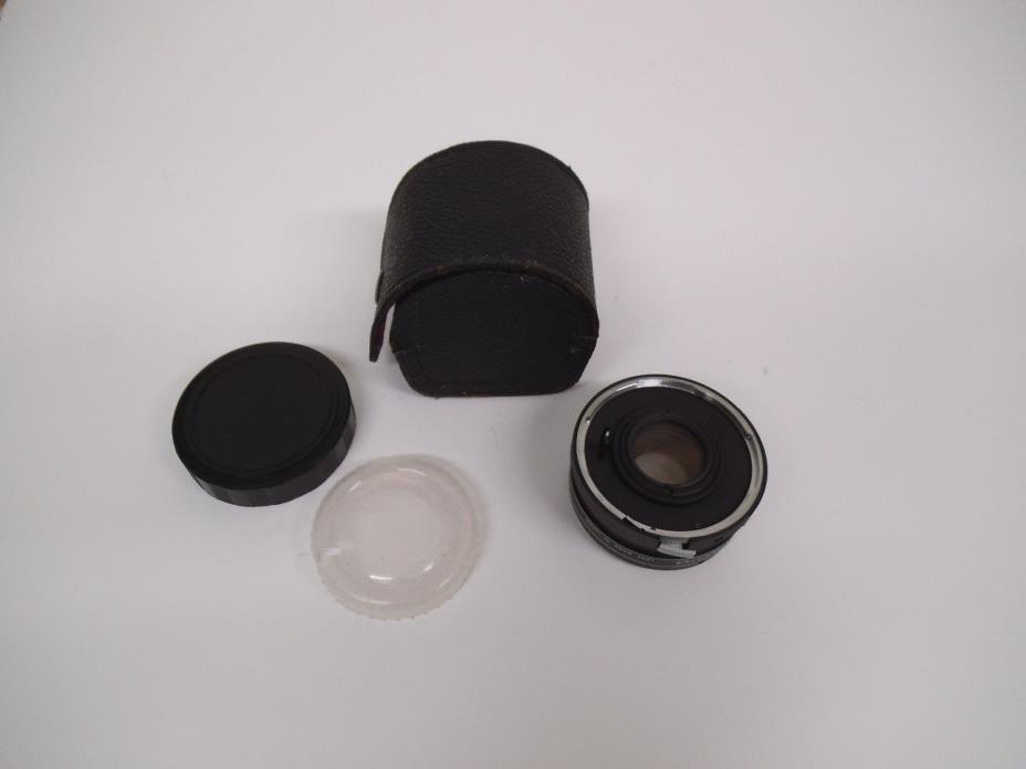 Vintage SLR Camera Lens - MD Cambron 2X Auto Tele Converter With Case