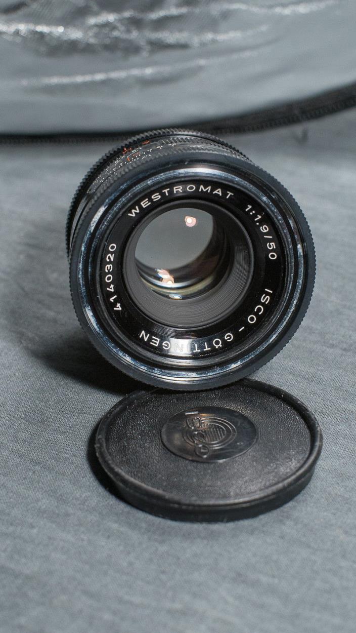 Isco Gottingen Westromat 50mm f1.9 m42 manual and auto